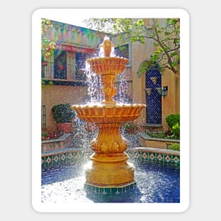 Tlaquepaque Fountain in Sunlight Sticker